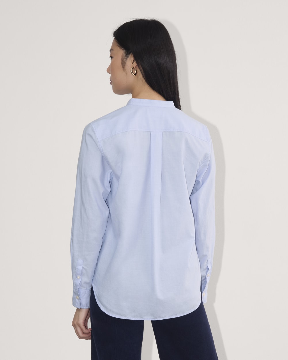 The Tuxedo Shirt in Silky Cotton | Light Blue - Image 5