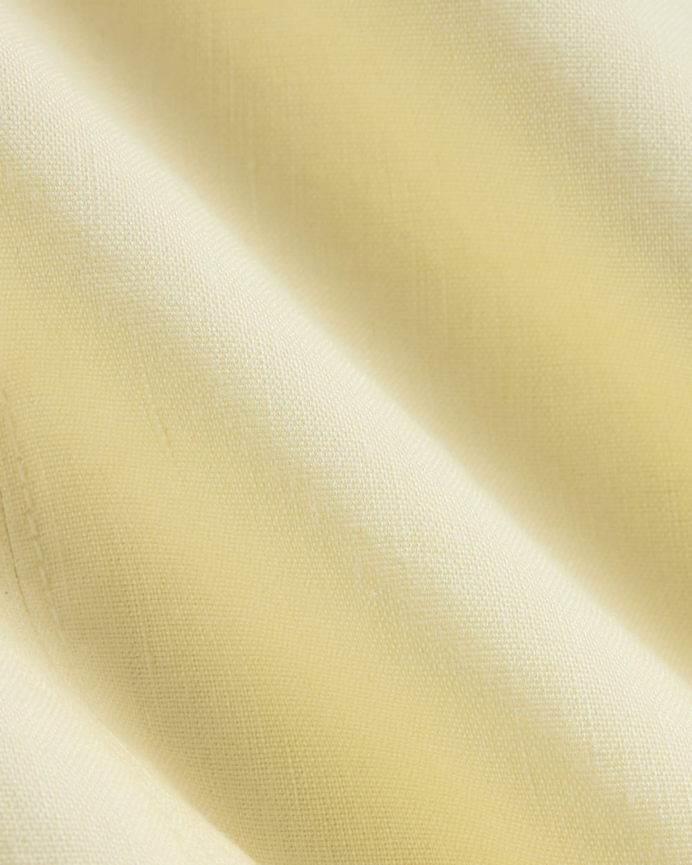 The Shift Dress in Stretch Linen | Light Yellow - Image 5