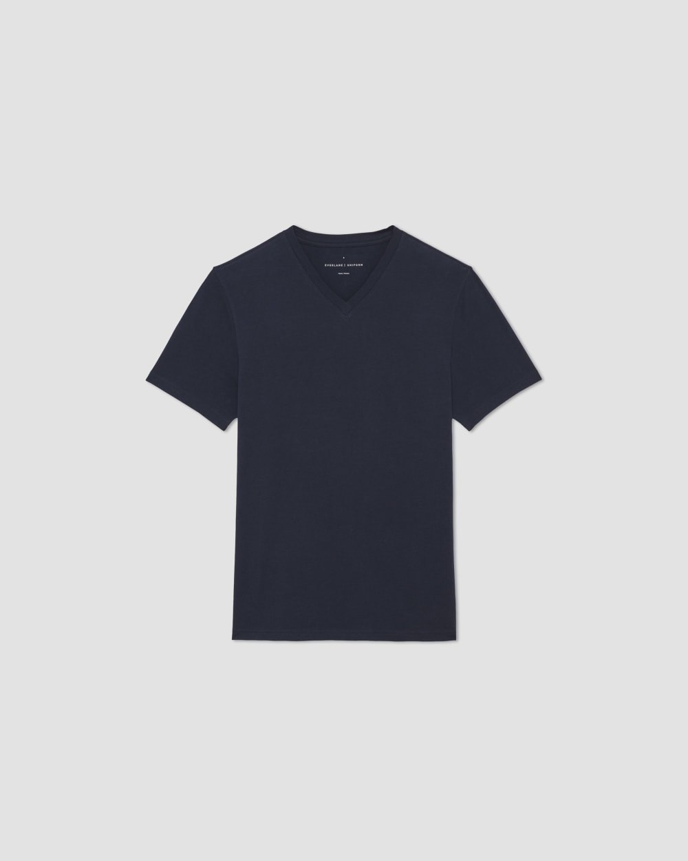 The Essential Organic V-Neck Tee | Deep Navy - Image 2