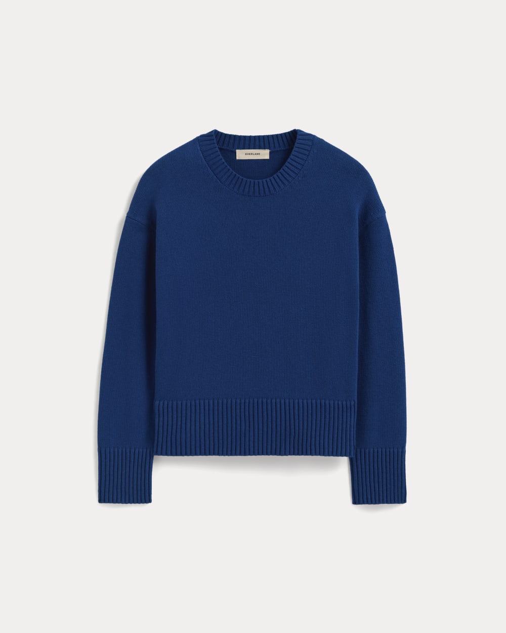 The Boxy Sweater in Everyday Cotton | Bright Cobalt - Image 2