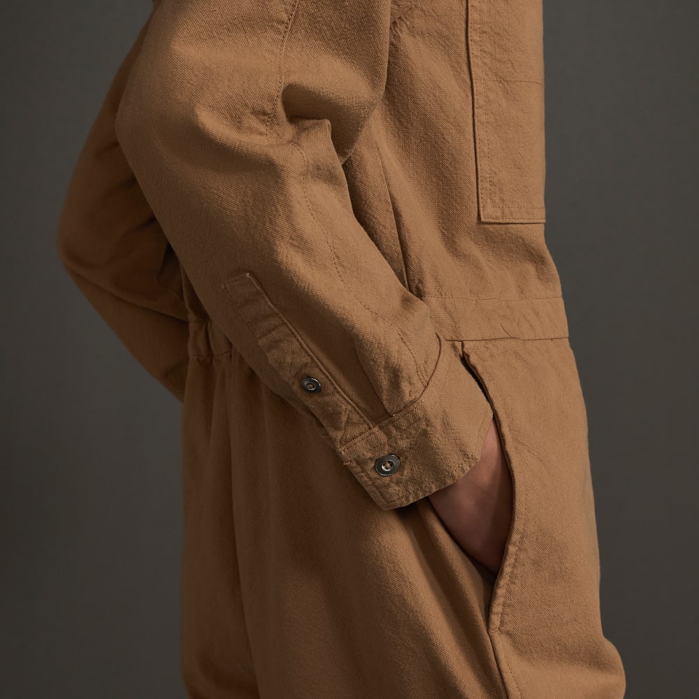 The Canvas Organic Cotton Coverall | Cappuccino - Image 6