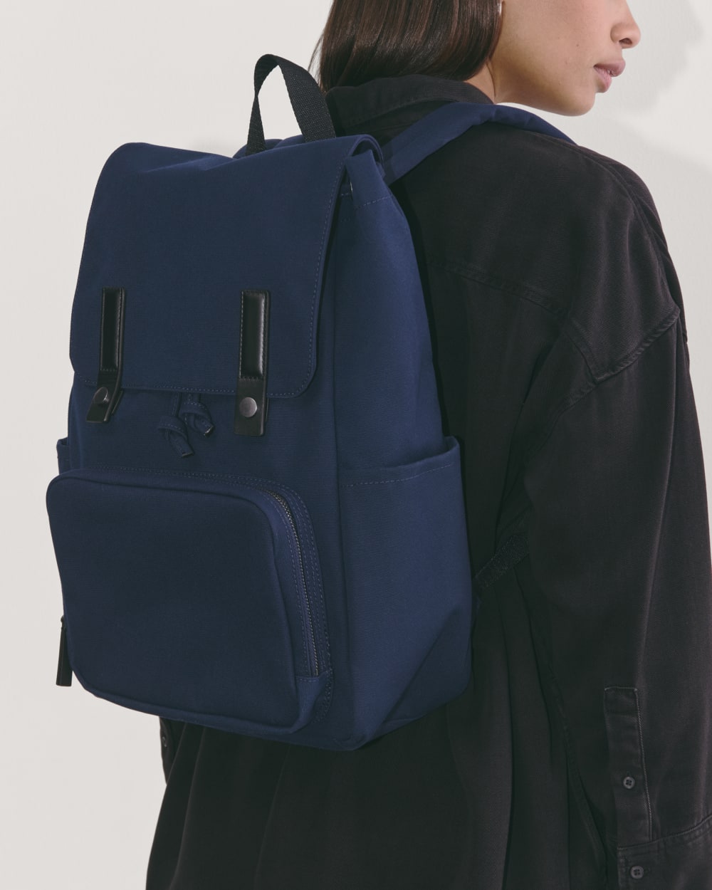 The Canvas Backpack | Navy - Image 8