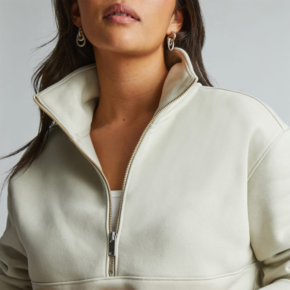 The ReTrack Half-Zip Sweatshirt | Pelican - Image 4