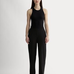 The Crinkle Pant | Black
