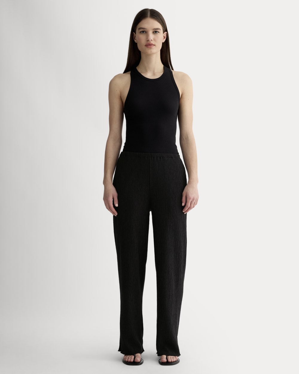 The Crinkle Pant | Black