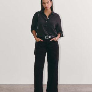 The Mid-Way Pant in Corduroy | Black