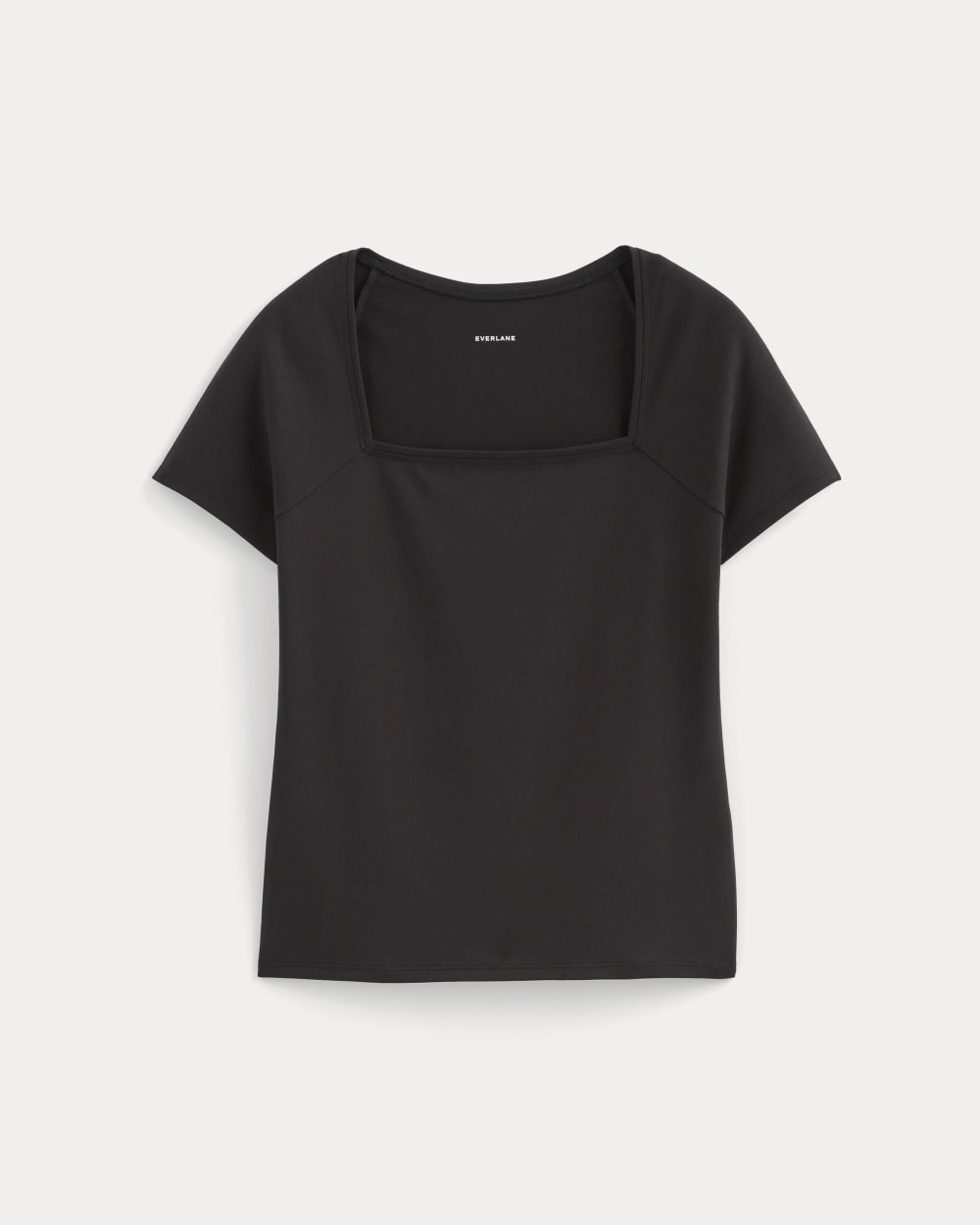 The Form Square-Neck Top | Black - Image 2