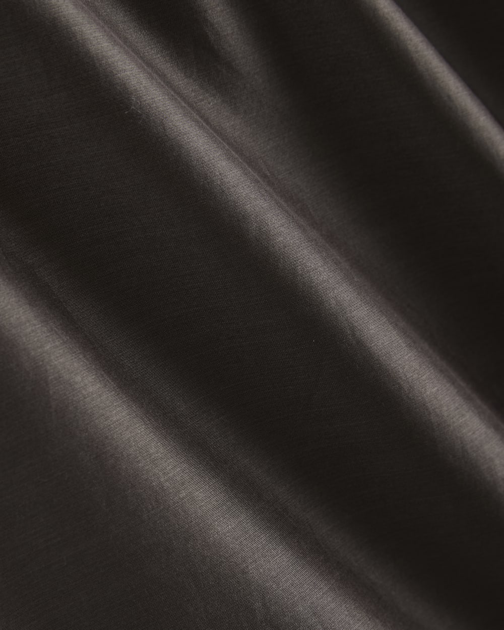 Midi Skirt in Cotton-Silk Organza | Dark Chocolate - Image 7