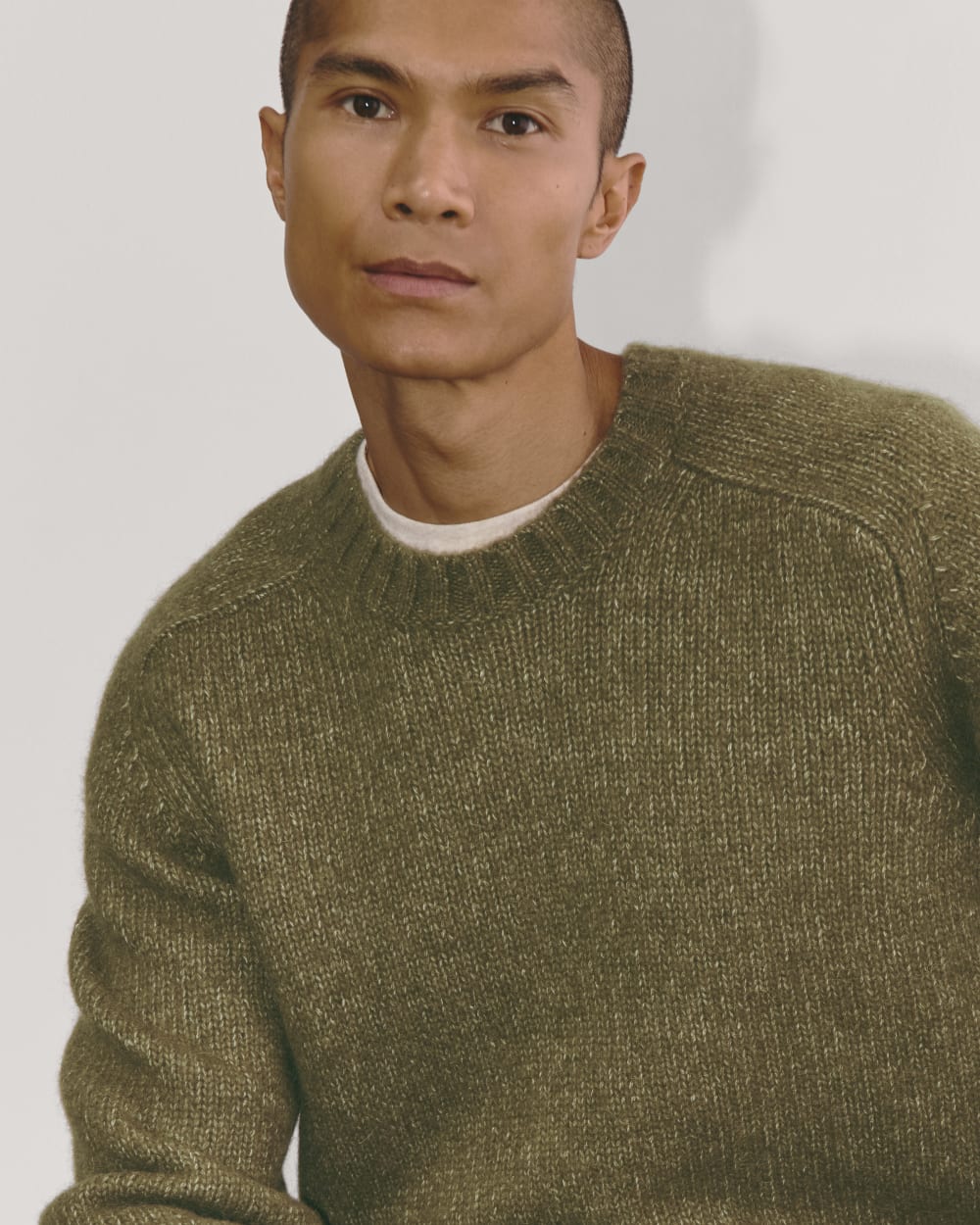 The Cloud Crewneck Sweater | Beech - Image 4