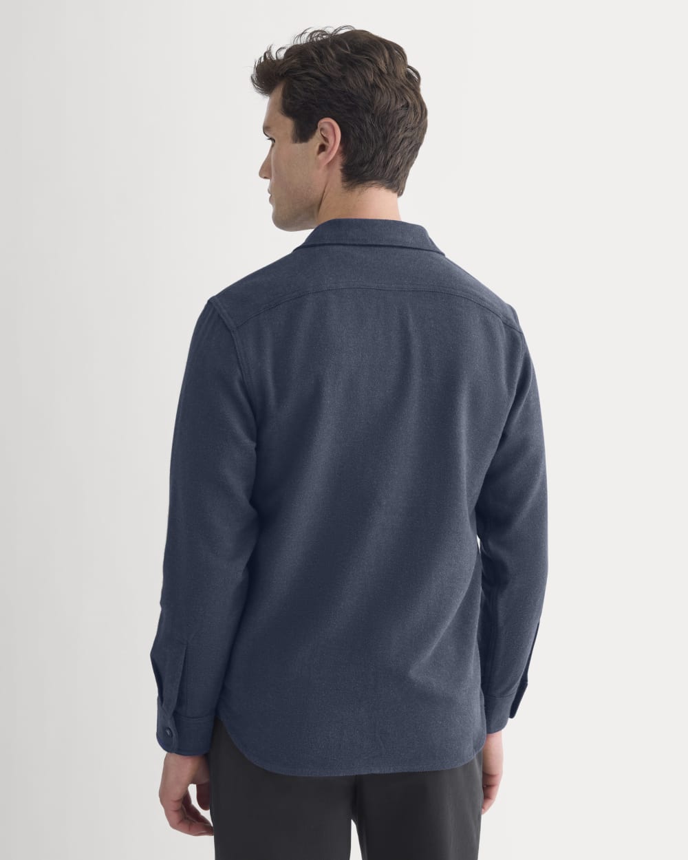 The Heavyweight Overshirt | Uniform | Heather Rich Navy - Image 5