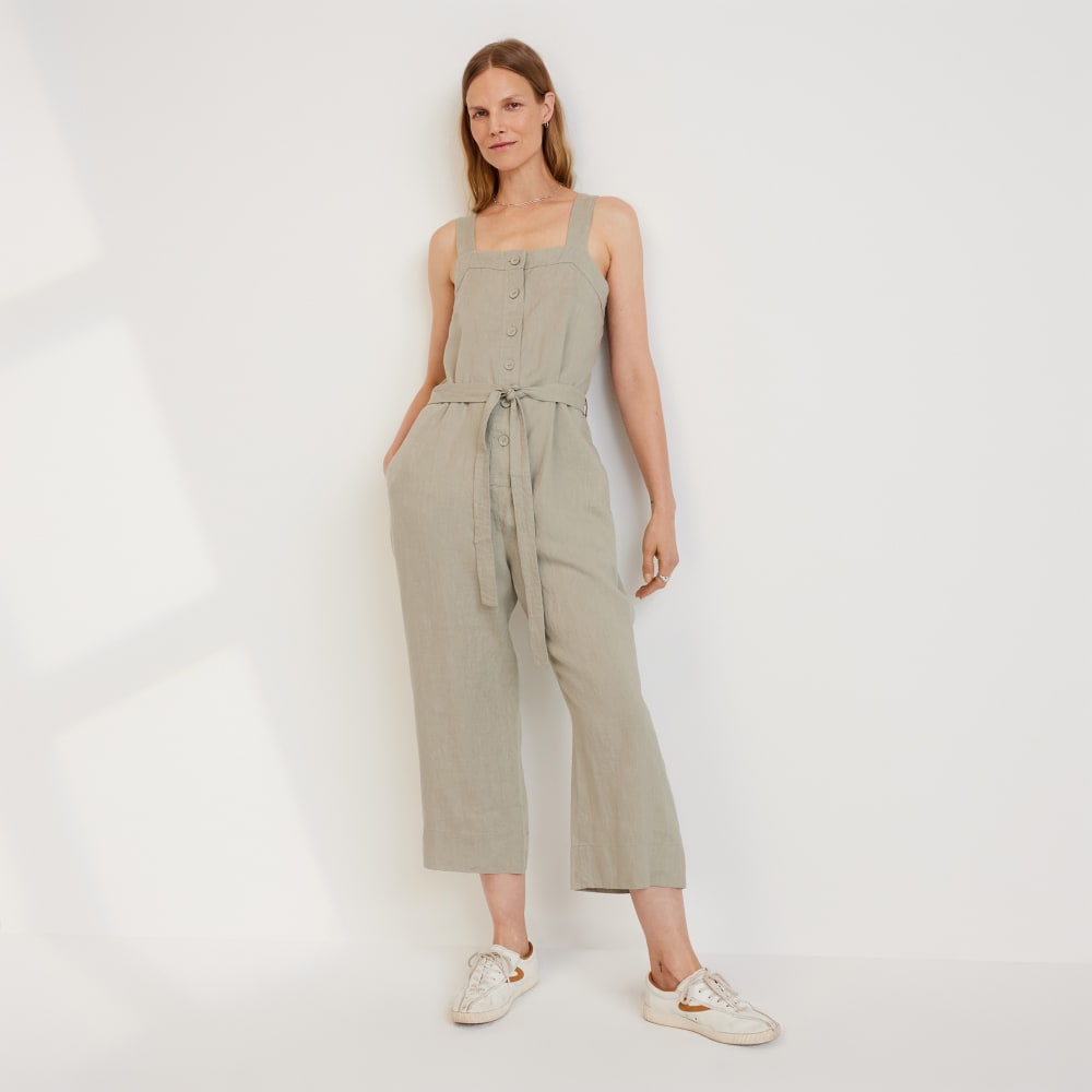 The Linen Jumpsuit | Seagrass - Image 3