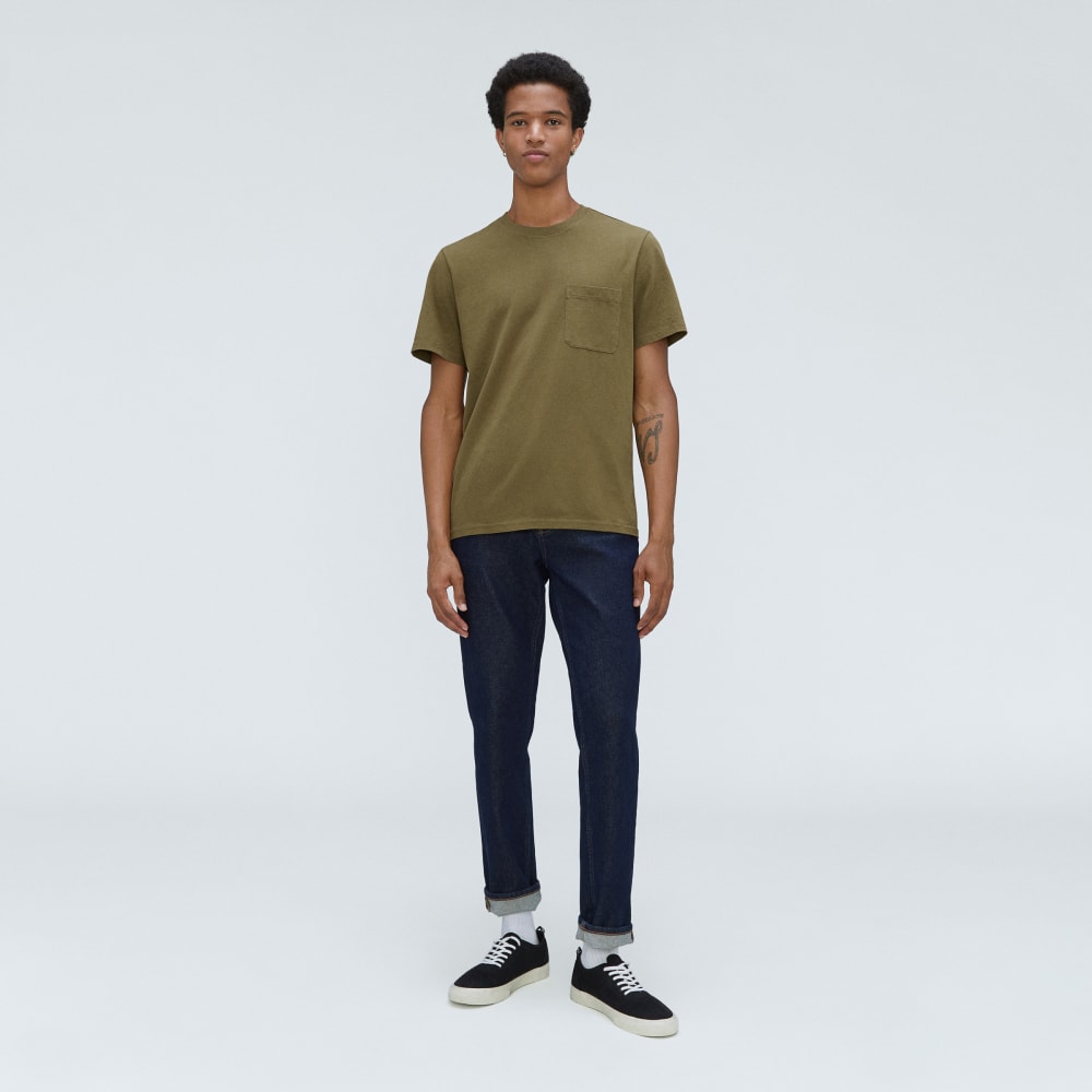 The Premium-Weight Pocket Tee | Uniform | Olive - Image 6
