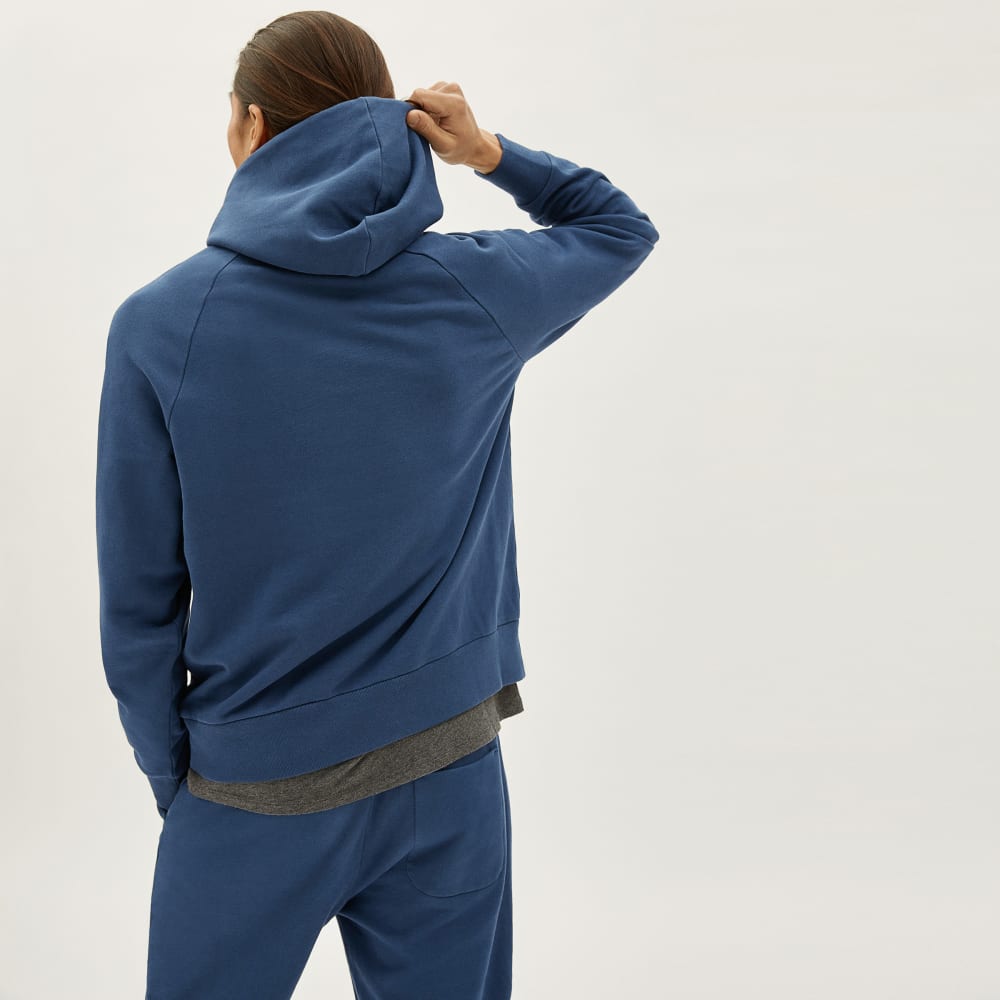 The Track Hoodie | Kingfisher Blue - Image 5