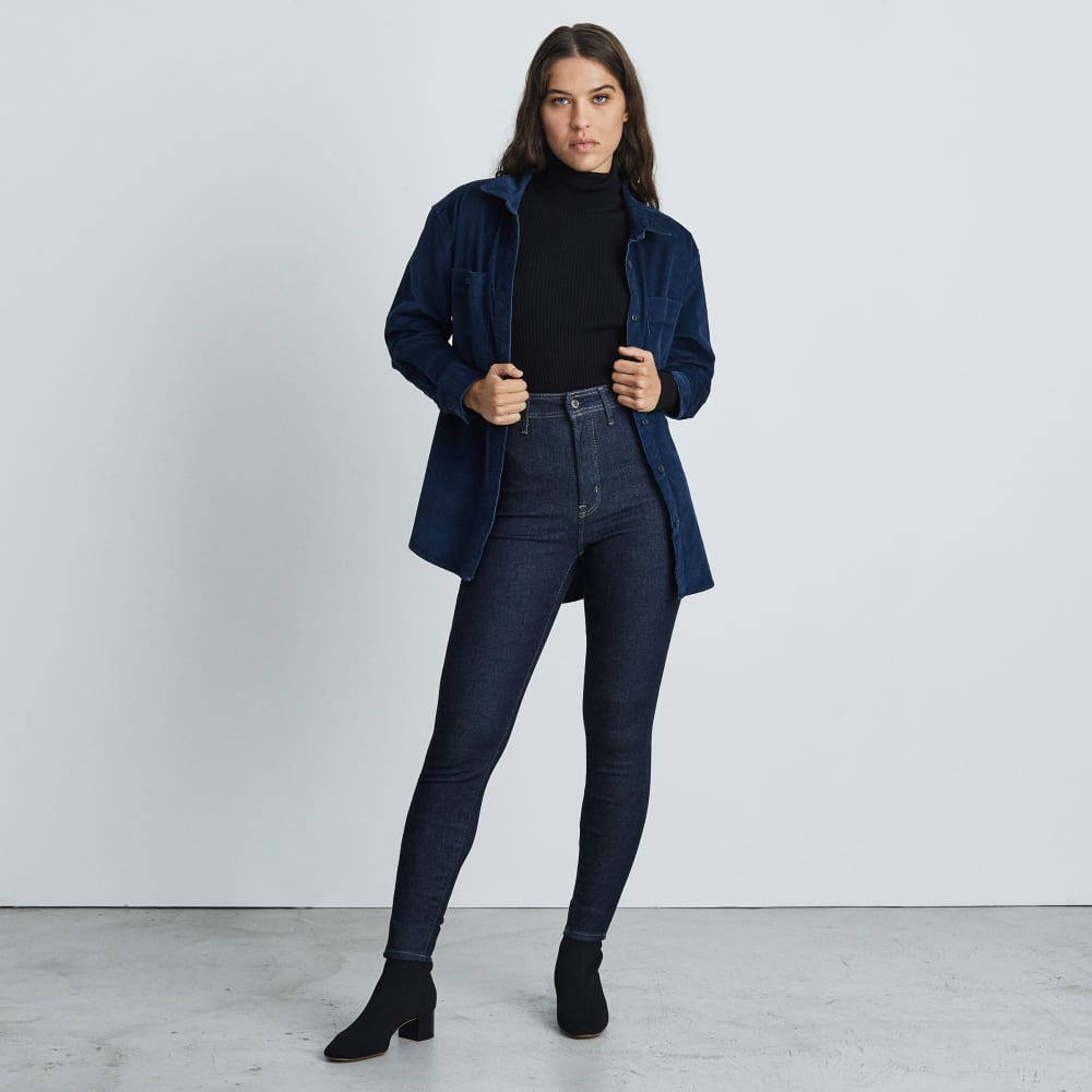 The Way-High® Clean Front Skinny Jean | Dark Indigo | 28.5 Inseam - Image 7