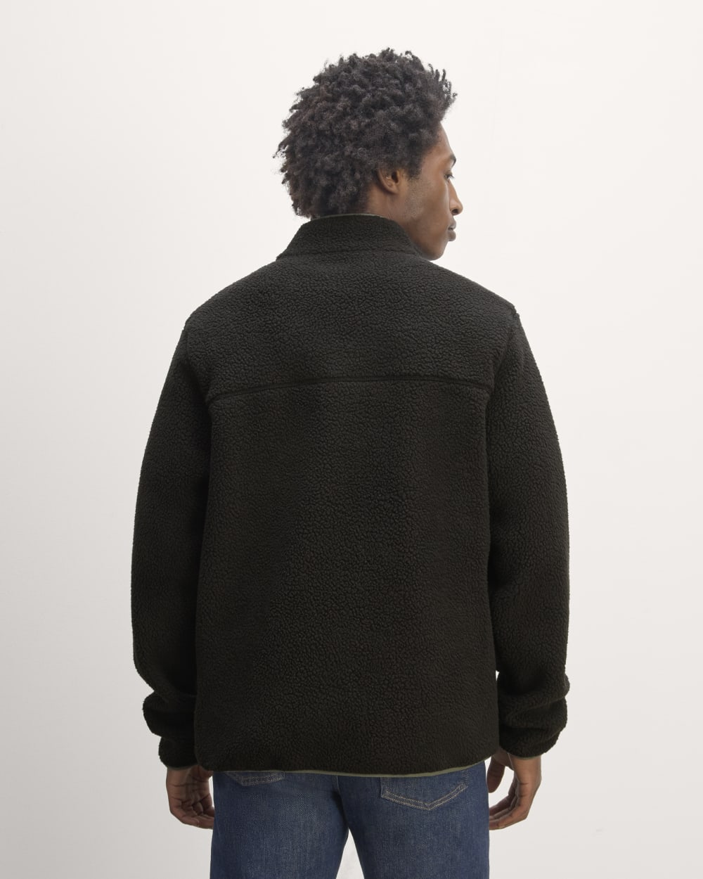 The Teddy Quarter-Zip Fleece | Black - Image 6