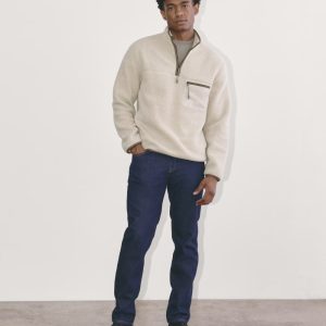The Teddy Quarter-Zip Fleece | Heathered Oat