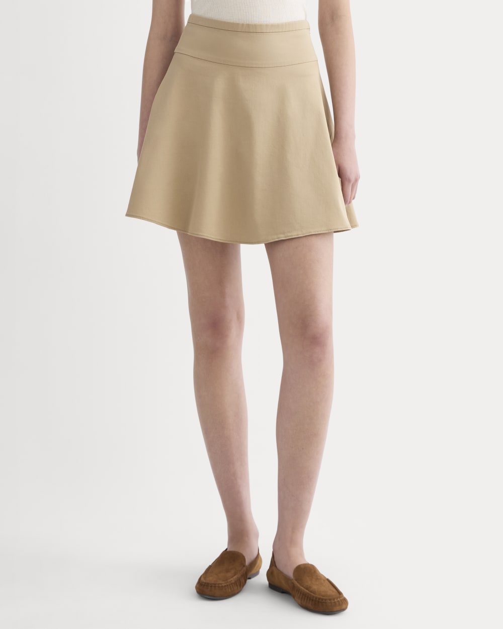 The Circle Mini Skirt | Warm Trench - Image 3