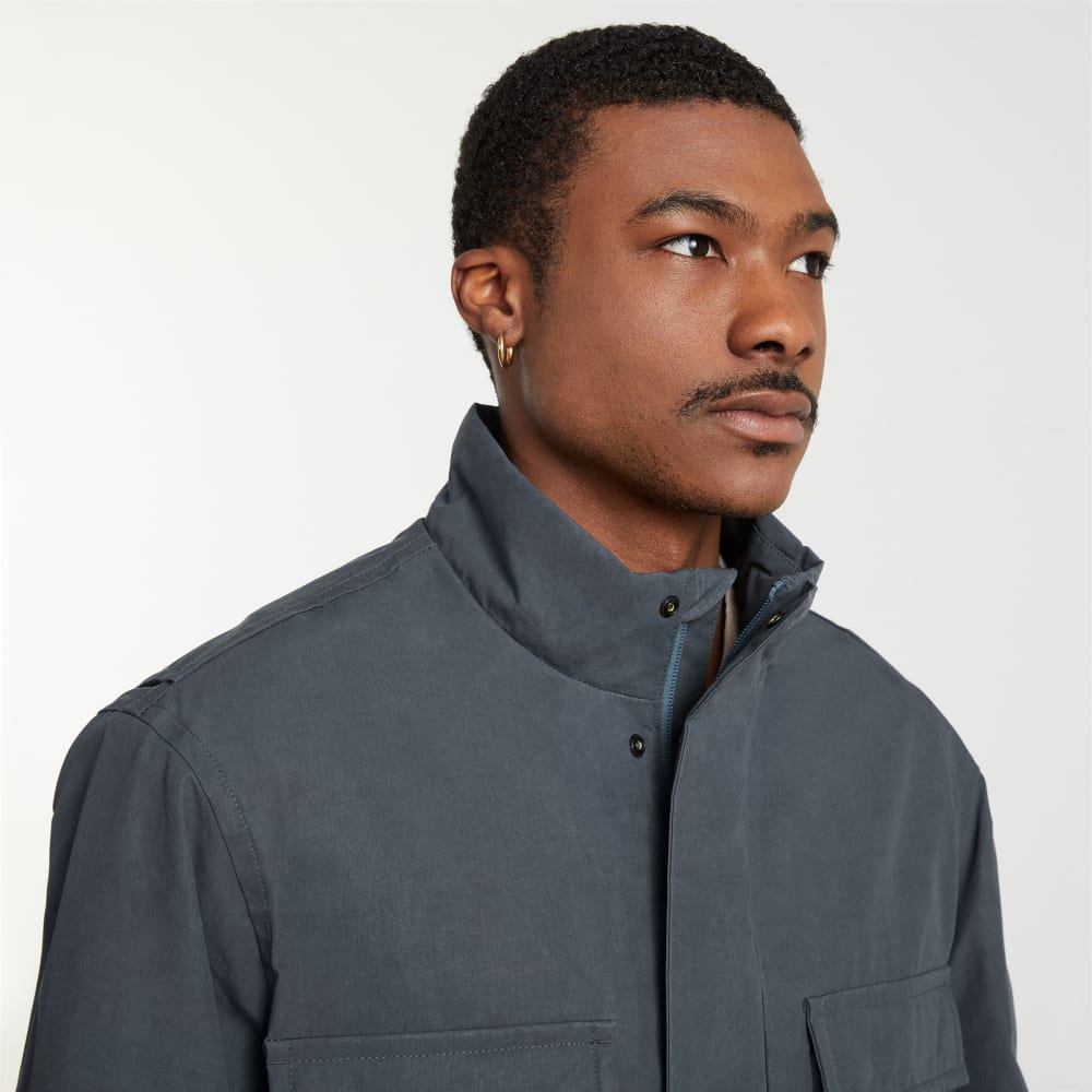 The Waxed Cotton Jacket | Slate - Image 5