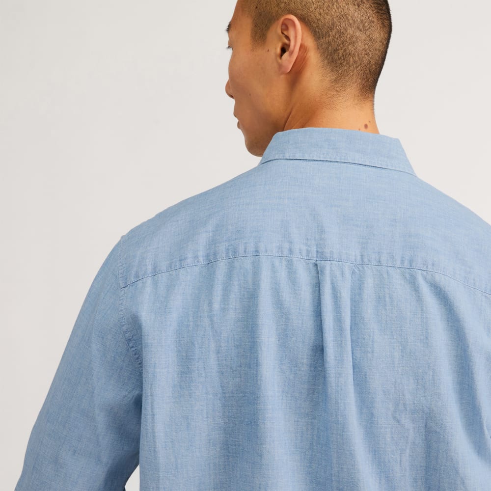 The Relaxed Organic Chambray Shirt | Mid ReChambray - Image 4