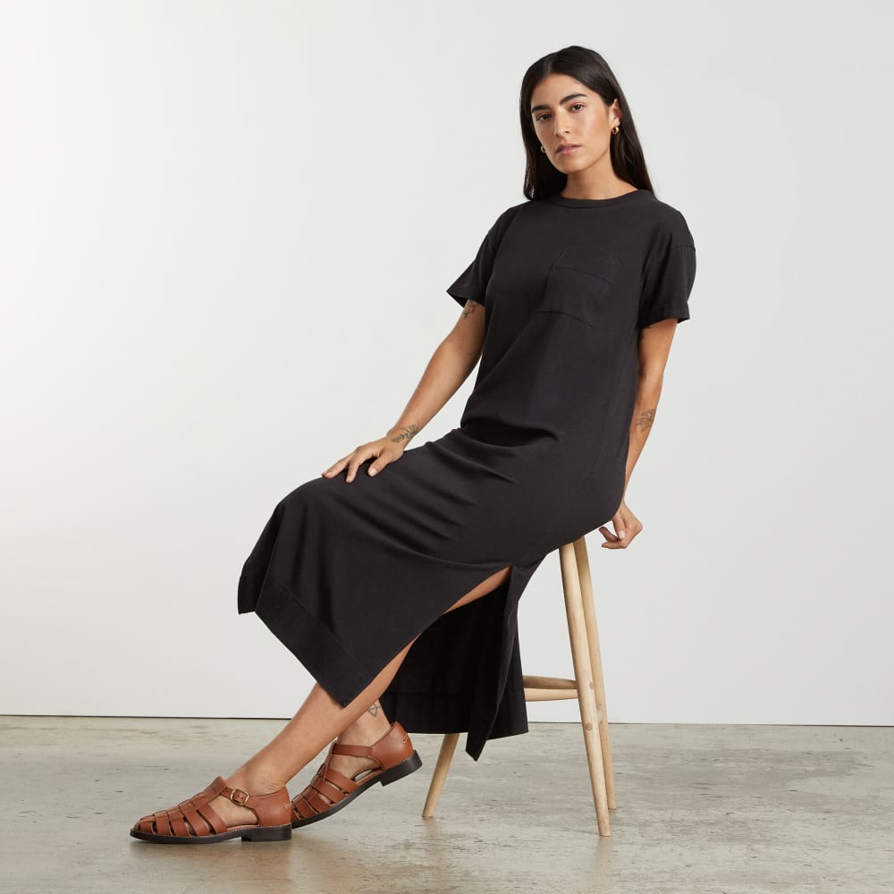 The Organic Weekend Maxi Dress | Black - Image 6