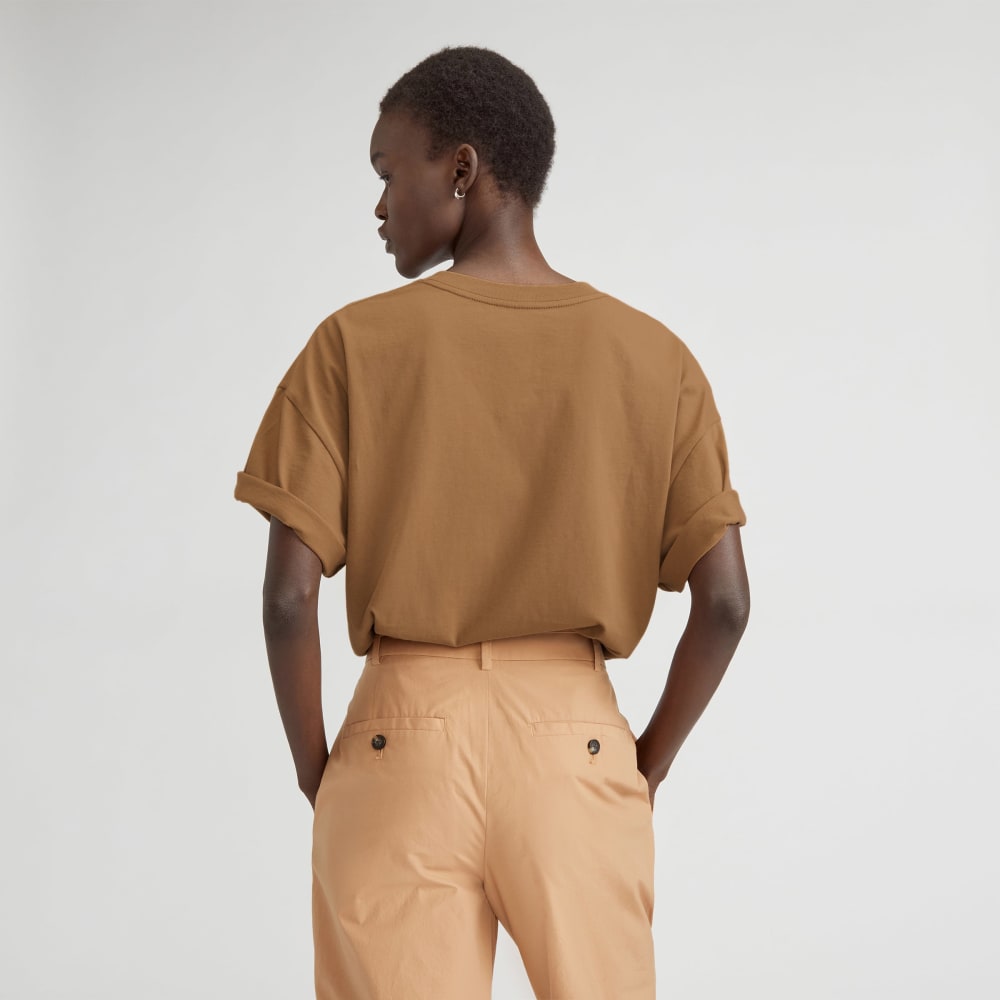 The Organic Cotton Relaxed Pocket Tee | Toasted Coconut - Image 4