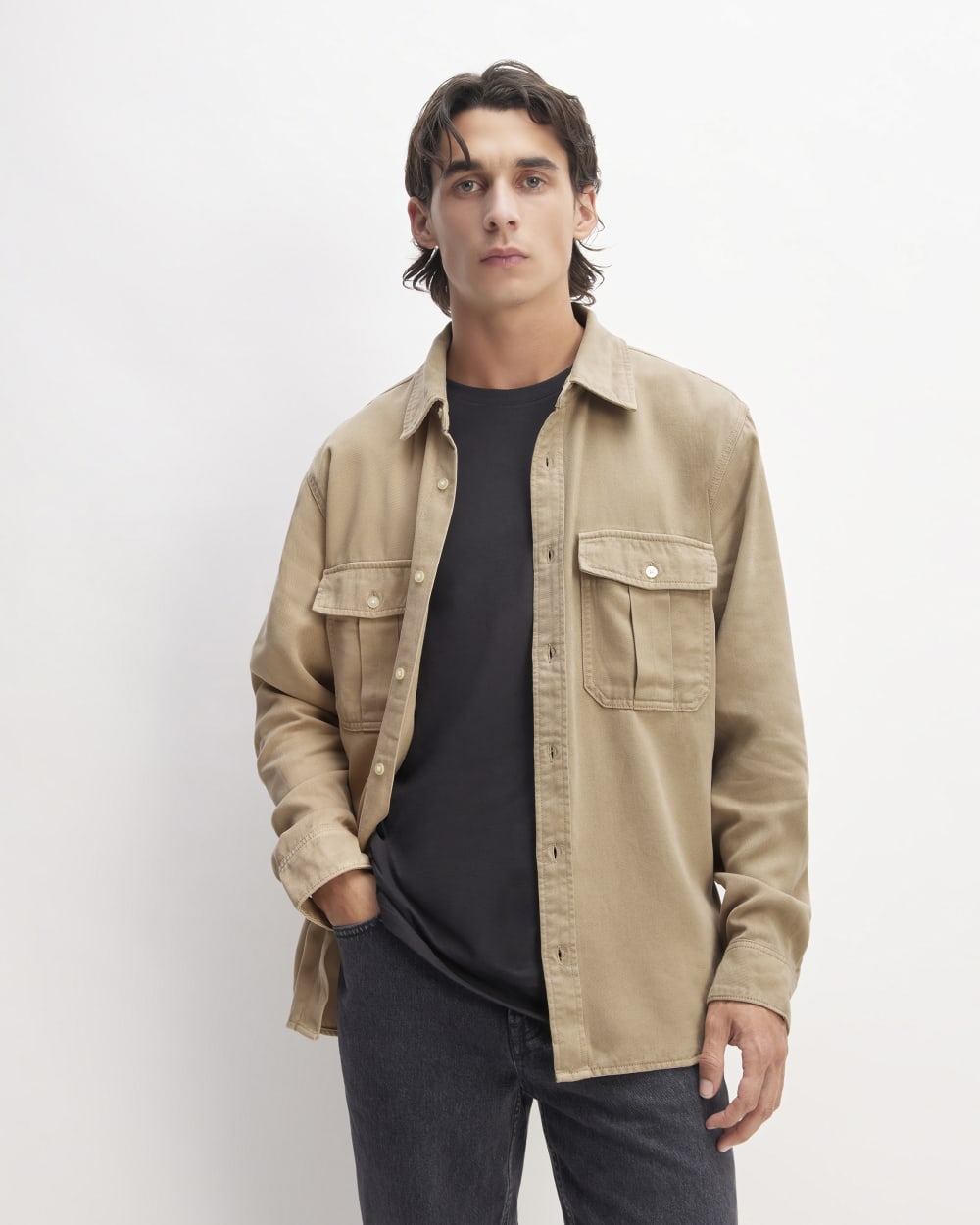 The Utility Shirt Jacket in Buttersoft | Cornstalk