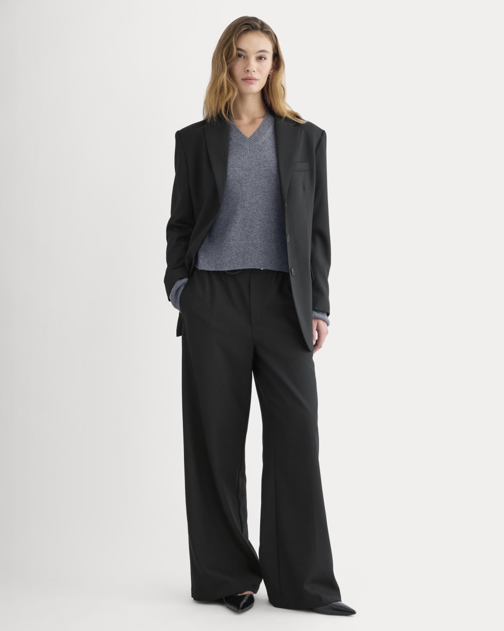 Pull-On Trouser in Tailor Twill | Black