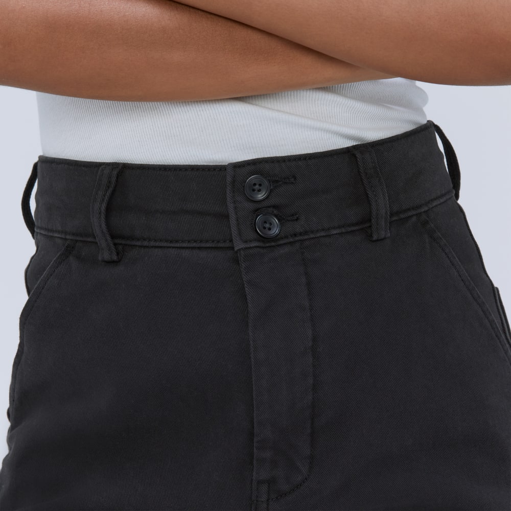 The Organic Wide-Leg Pant | Black - Image 5