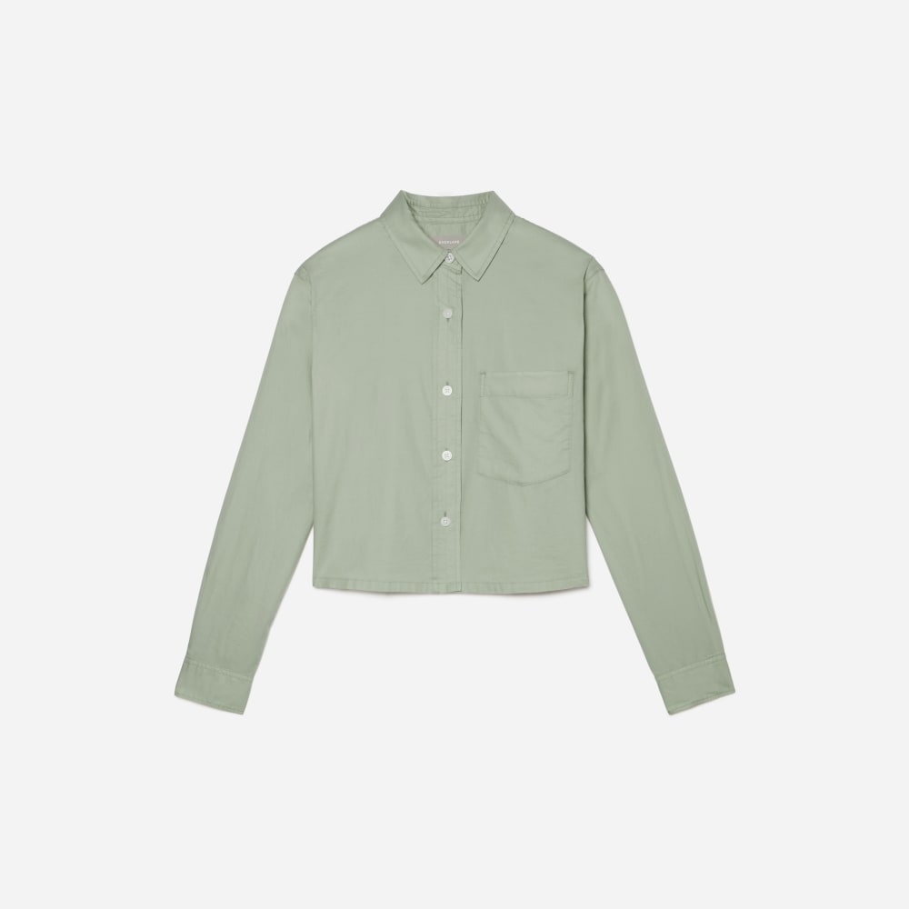 The Way-Short Shirt in Silky Cotton | Laurel