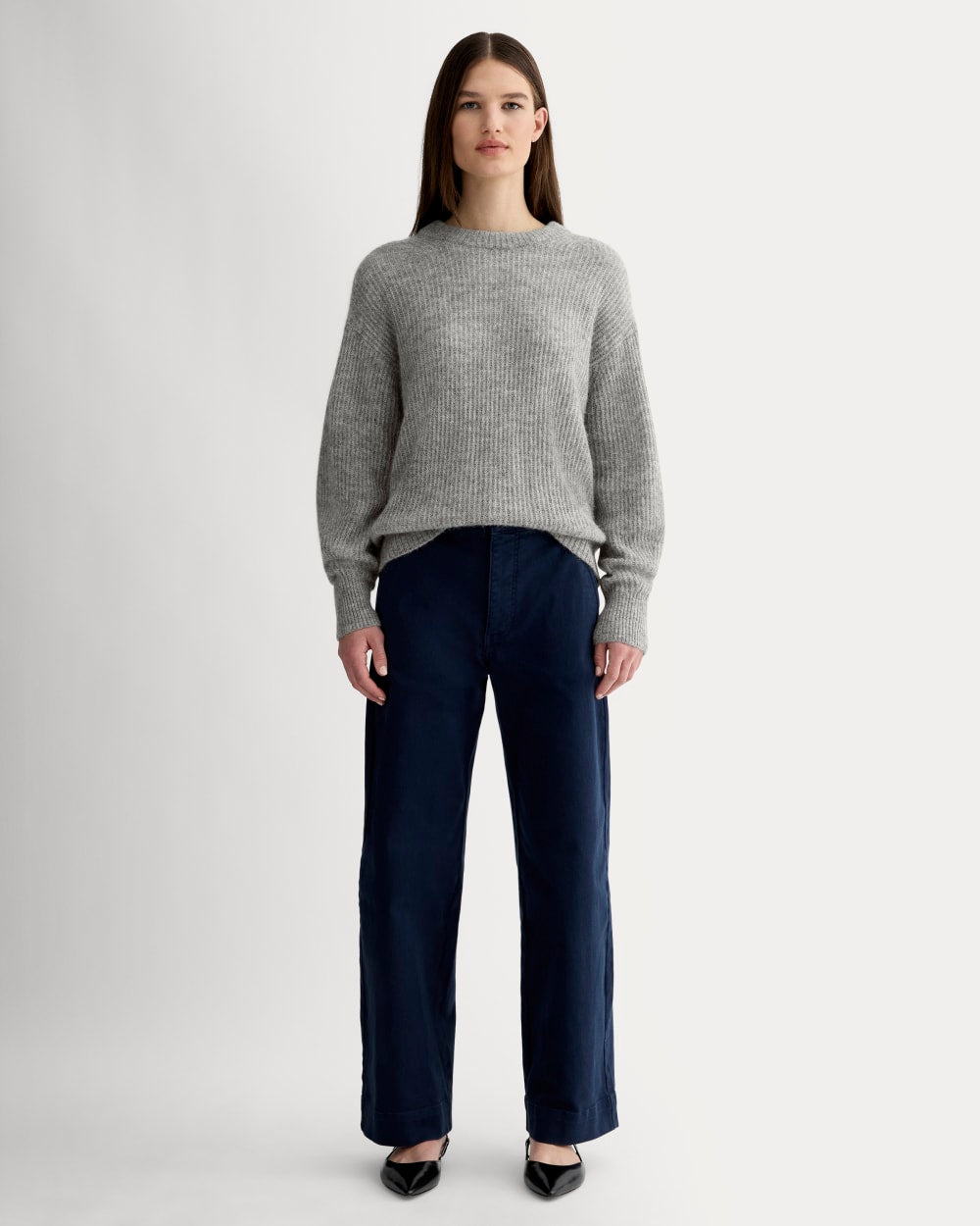 The Cocoon Crew in Alpaca | Heather Stone Grey - Image 3