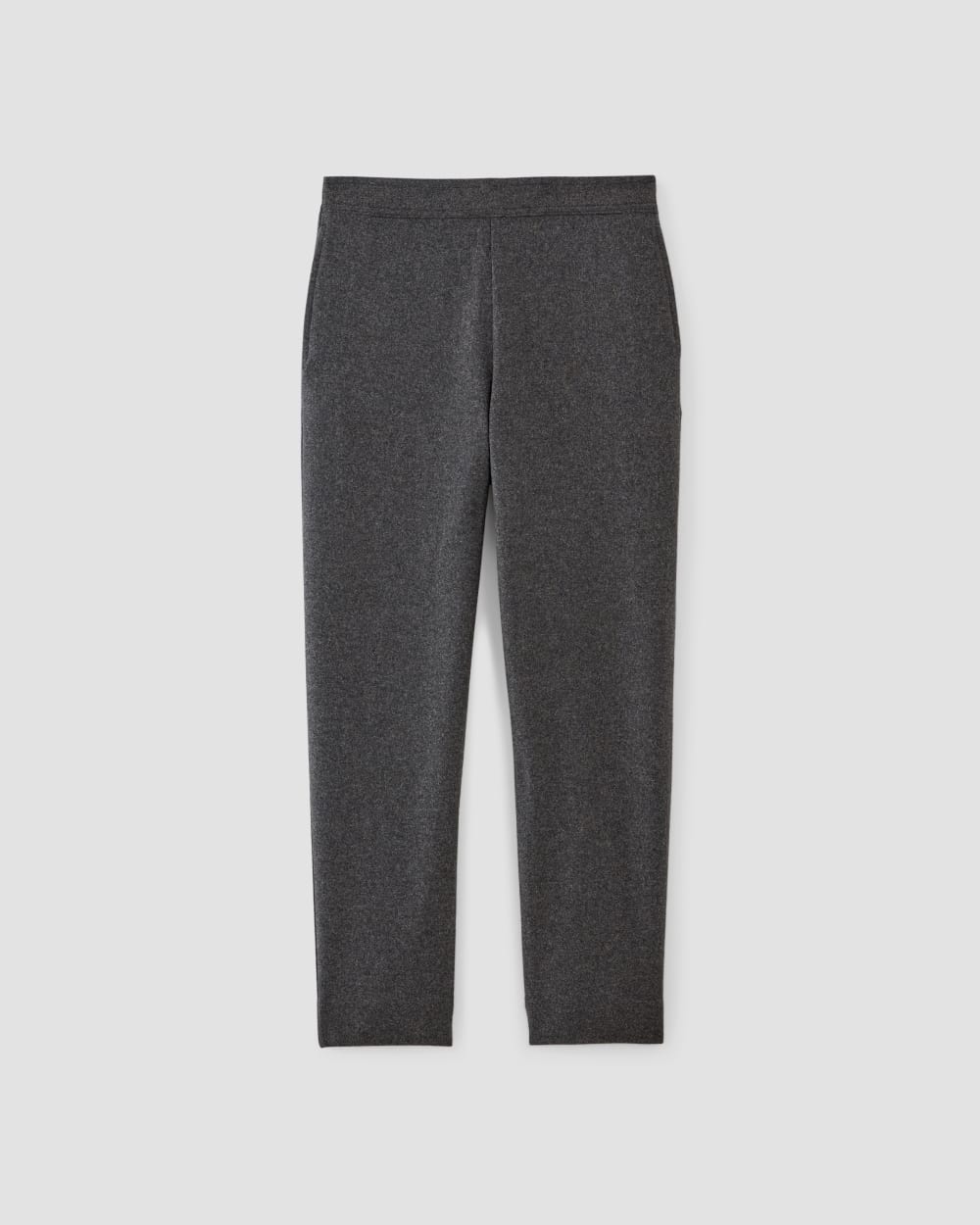 The Wool Flannel Pull-On Pant | Heather Charcoal - Image 2