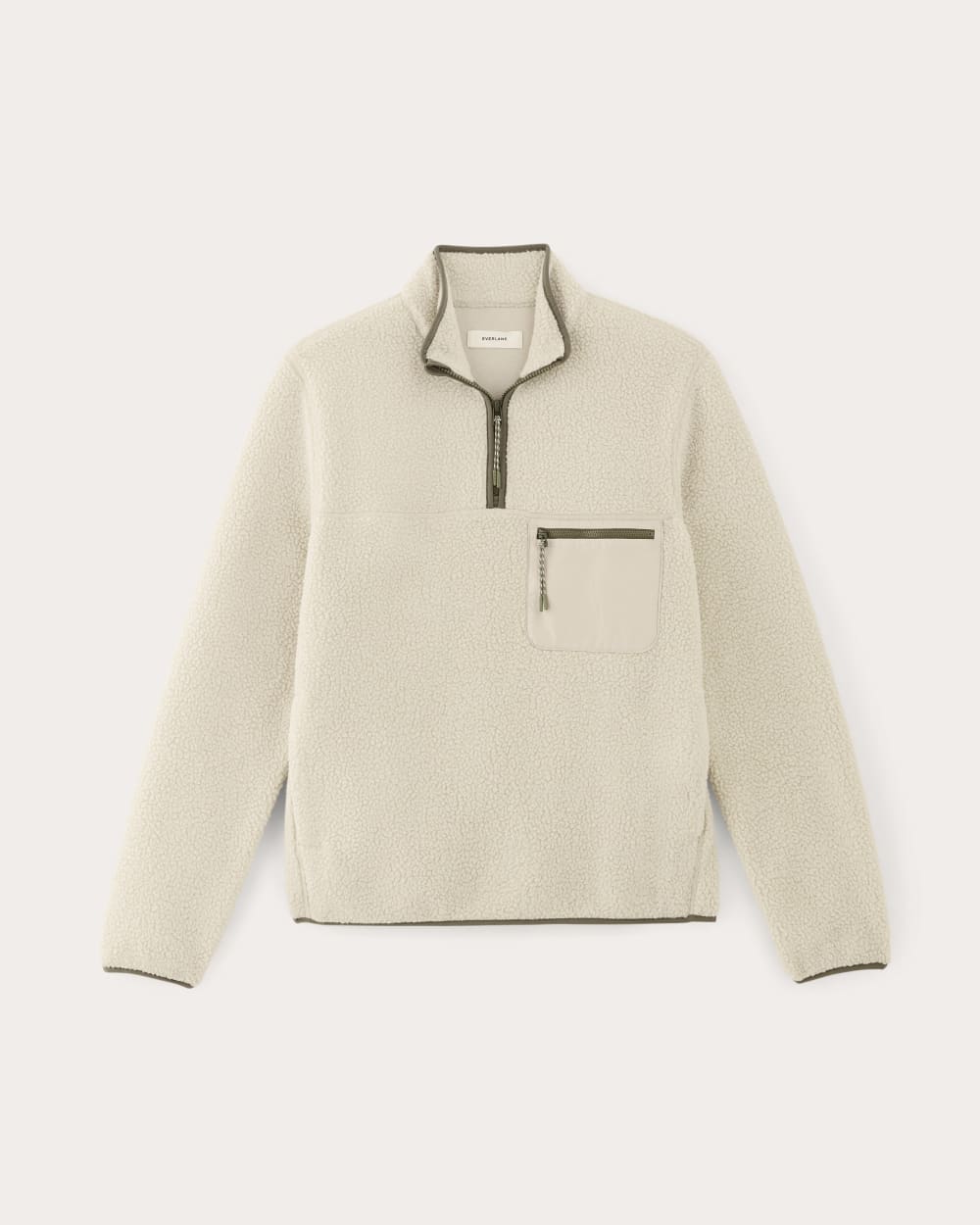 The Teddy Quarter-Zip Fleece | Heathered Oat - Image 2