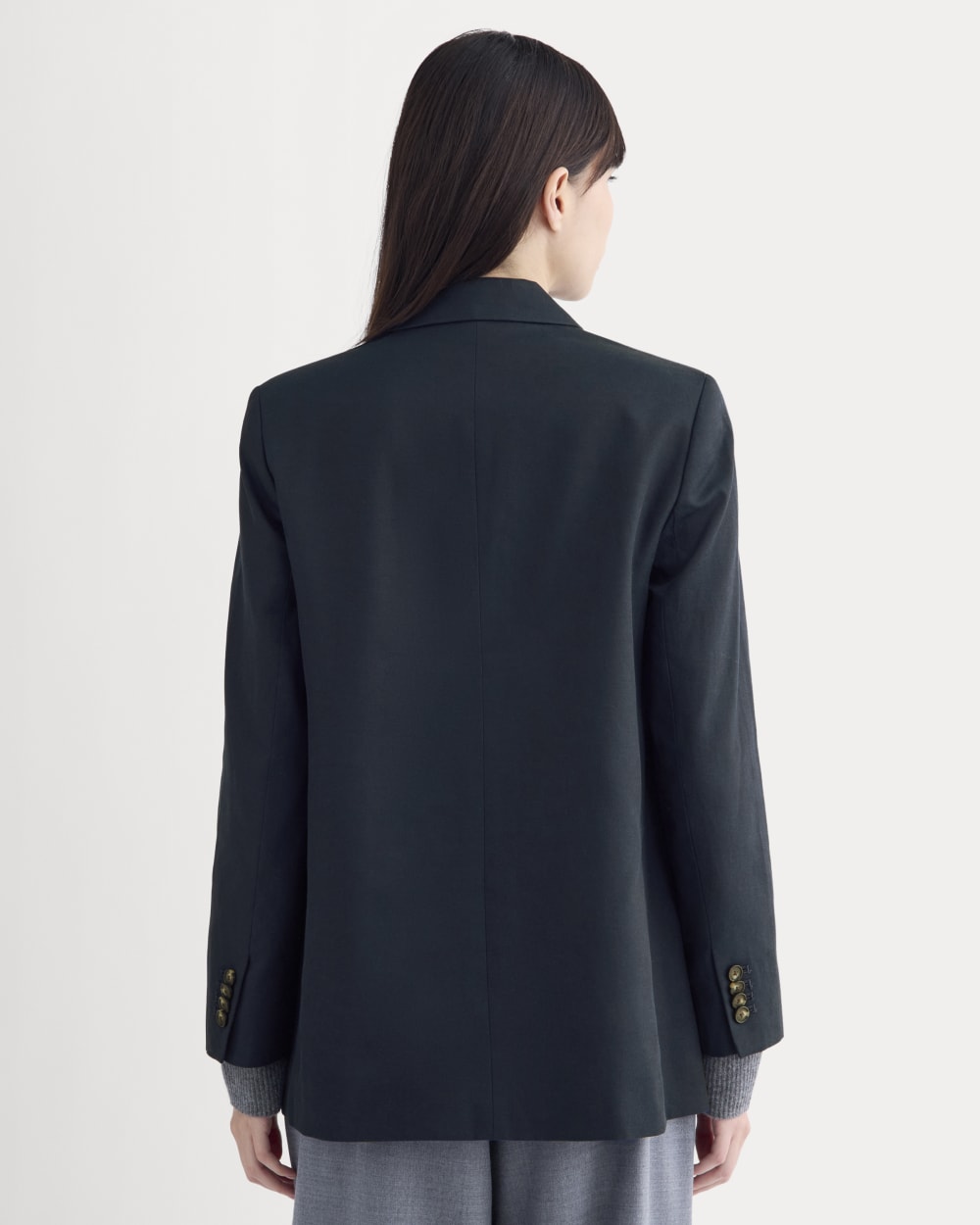 The Oversized Blazer in Buttersmooth | Navy - Image 5