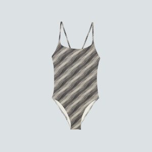 The String One-Piece | Black / Canvas