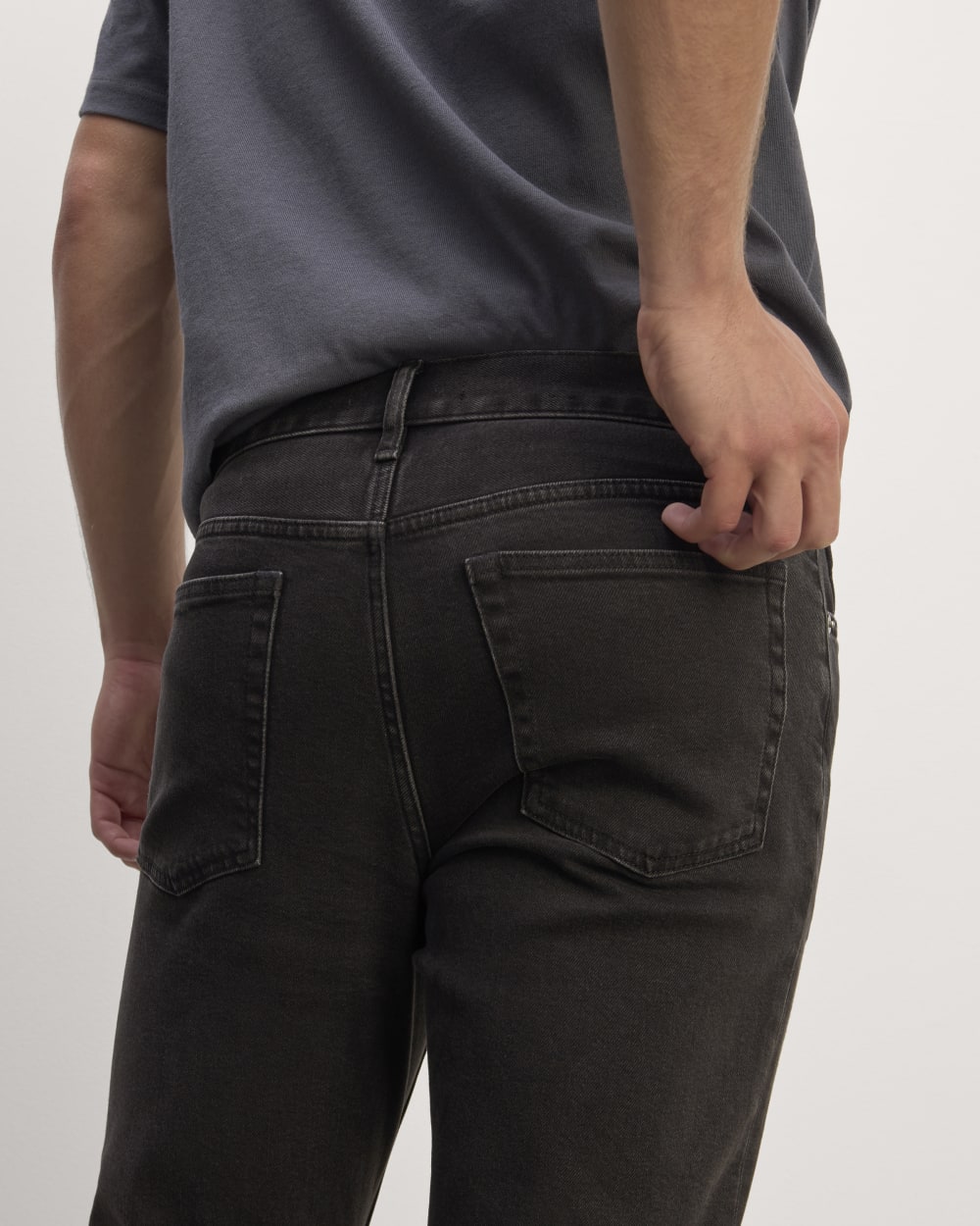 The Organic Cotton Slim-Fit Jean | Washed Black - Image 5