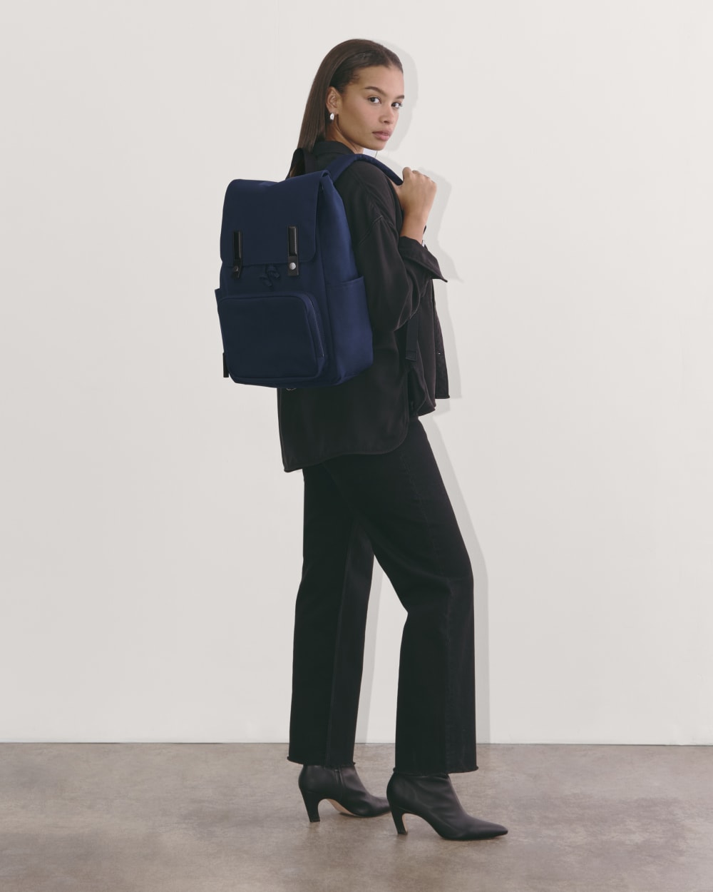 The Canvas Backpack | Navy - Image 7