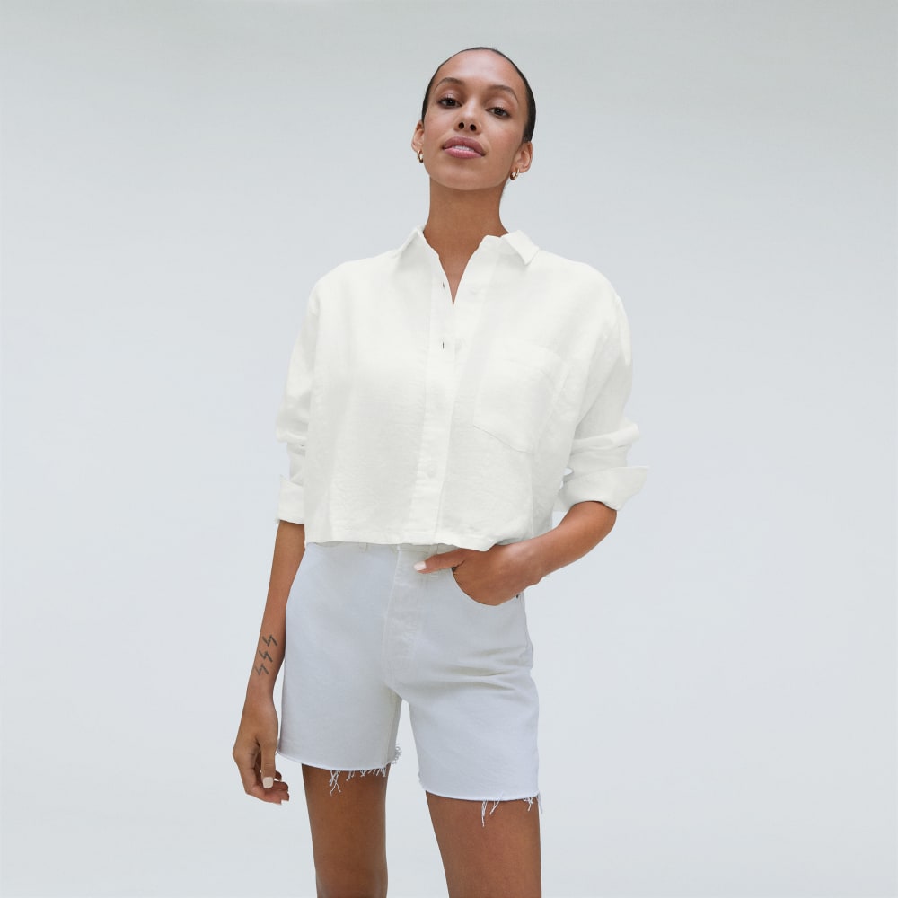 The Linen Way Short Shirt | White - Image 5