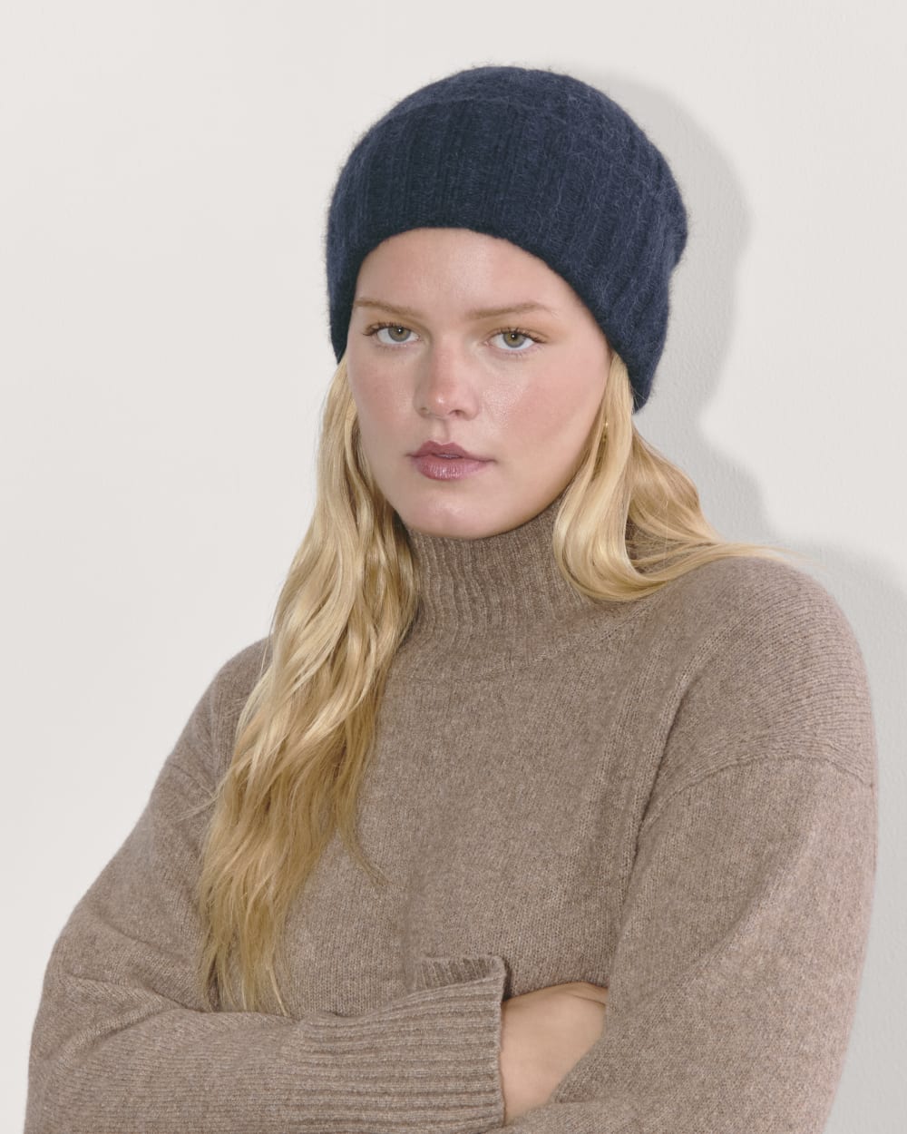 The Alpaca Beanie | Navy