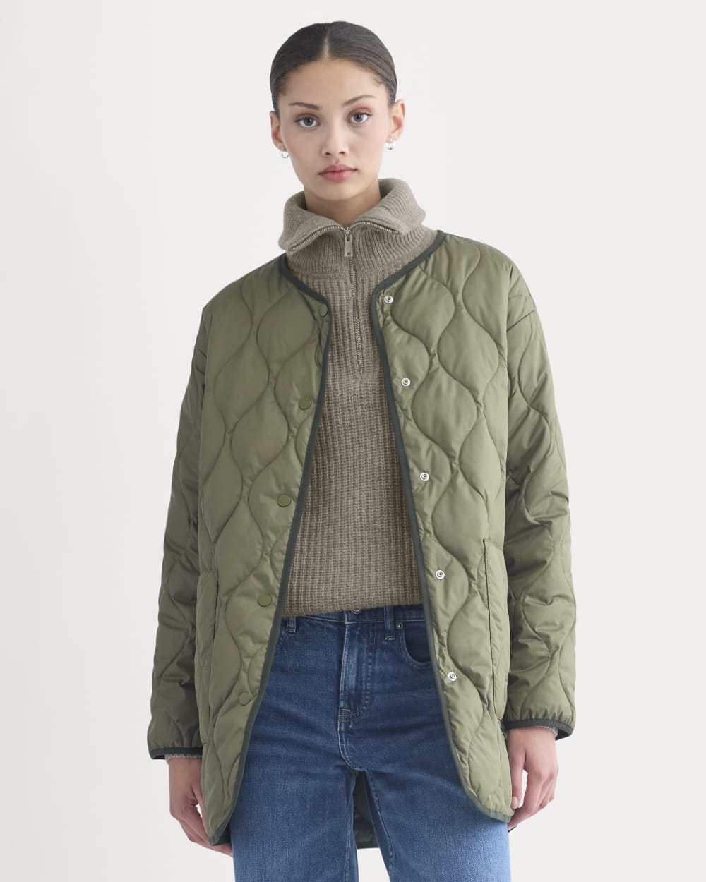 The Quilted Liner | Kalamata/Rosin