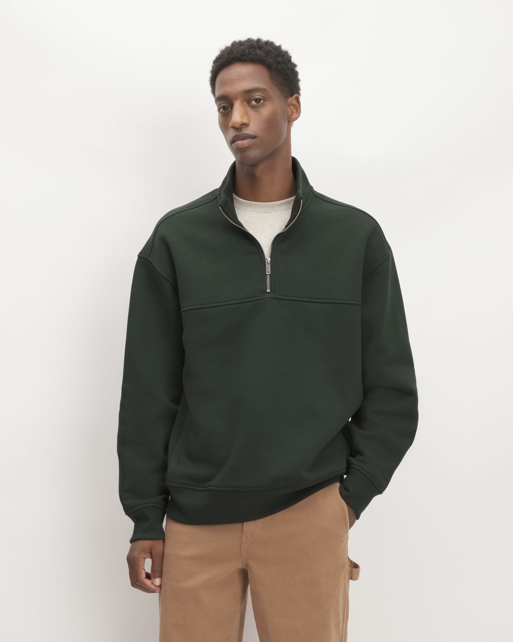 The ReTrack Fleece Half-Zip | Scarab