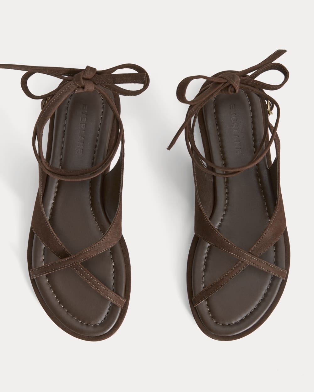 The Leather Crisscross Sandal | Burnt Umber - Image 6