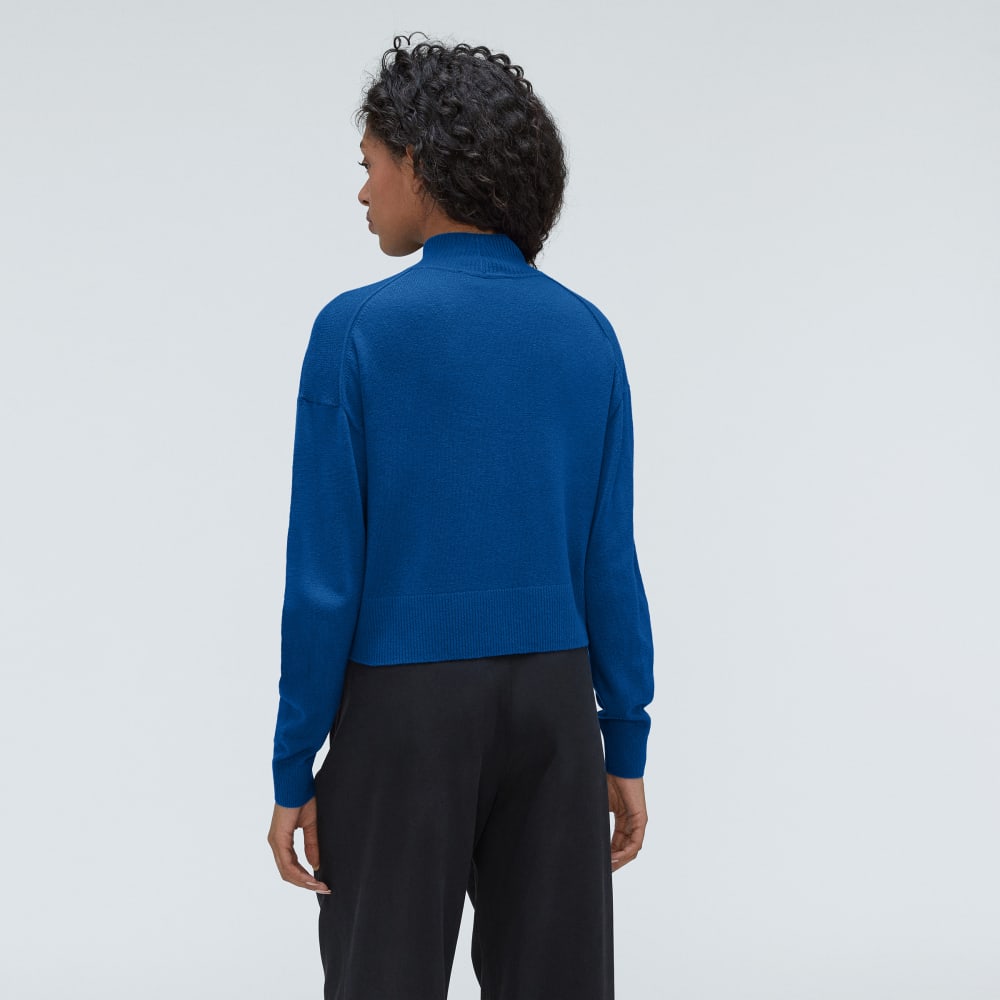 The Luxe Merino Turtleneck | Lapis Blue - Image 3