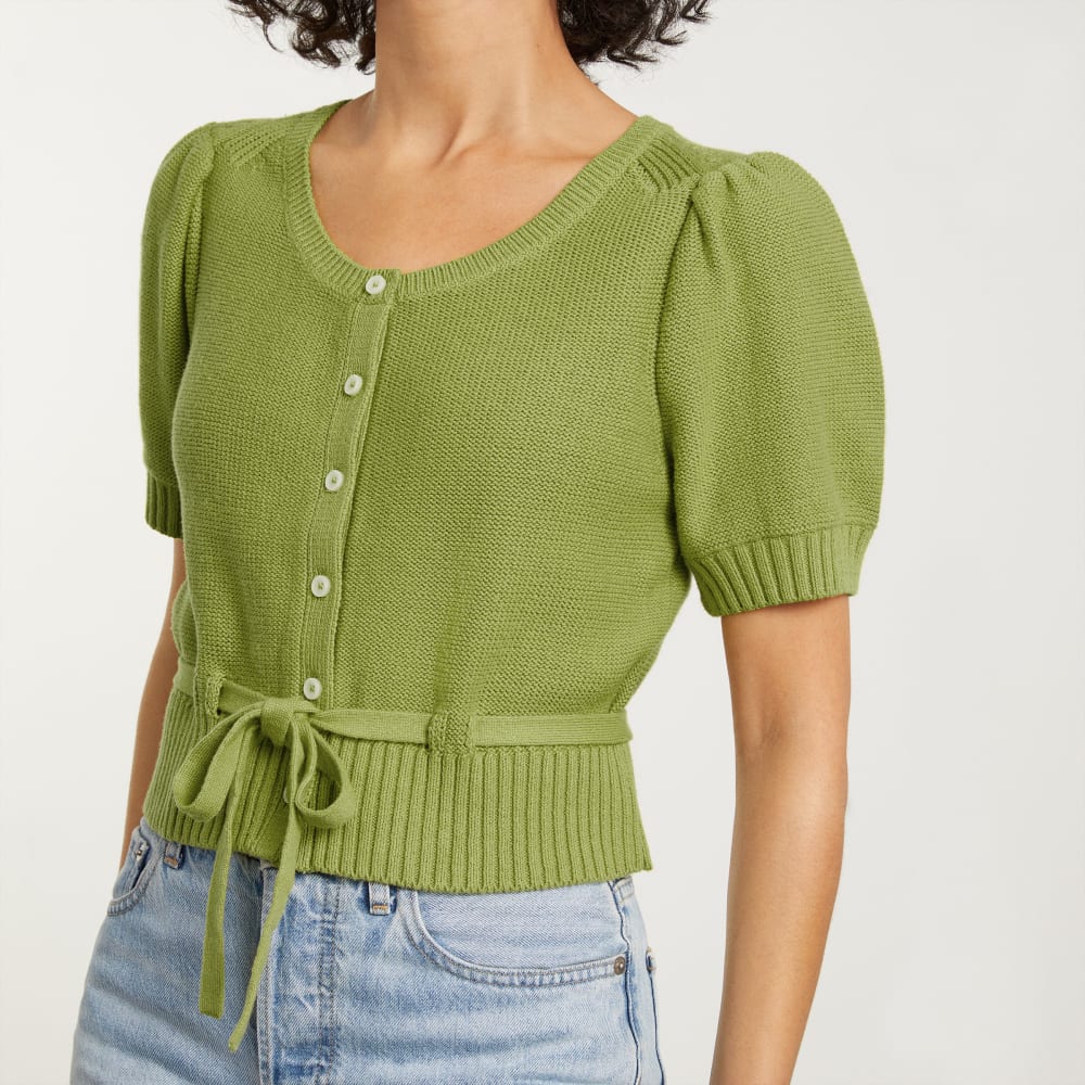 The Puff Sleeve Sweater Top | Pepper - Image 5