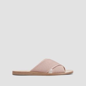 The Day Crossover Sandal | Pale Pink