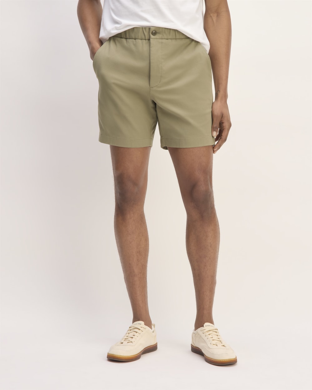 The Pull-On Performance Chino Short | Pale Green - Image 3