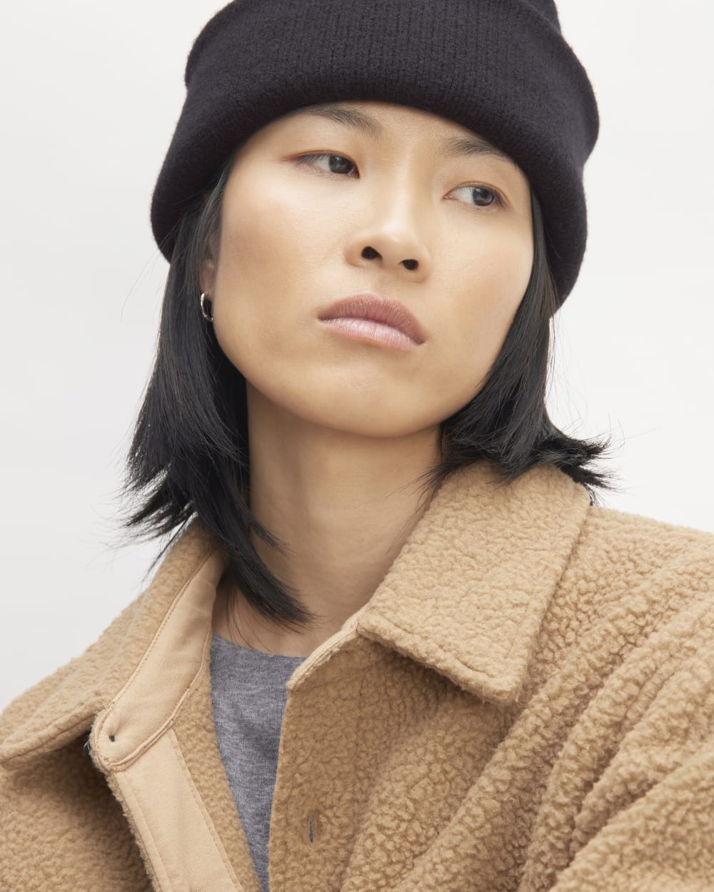 The Good Merino Wool Beanie | Black - Image 2