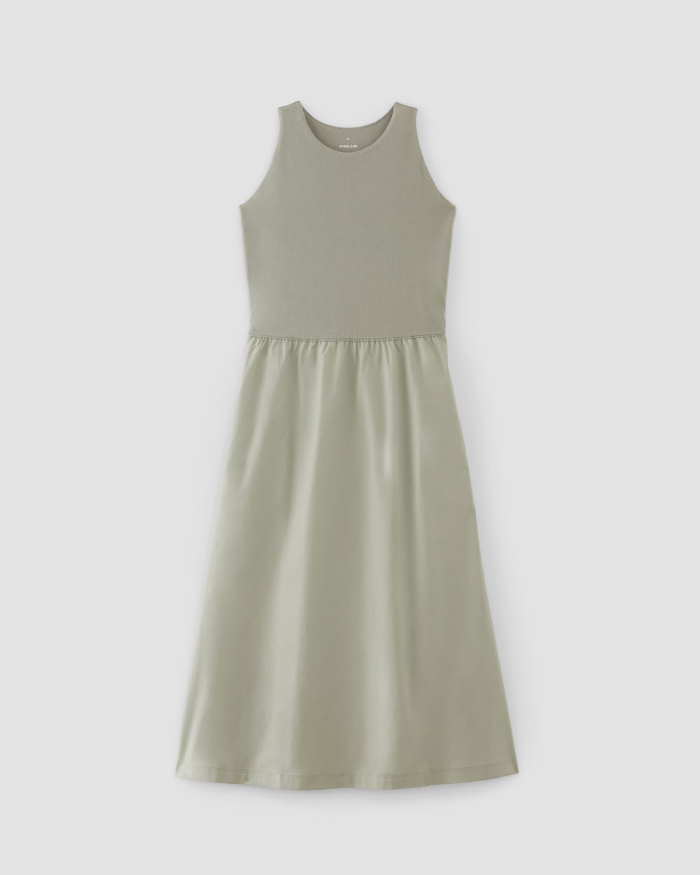 The Supima? High-Neck Riviera Dress | Sage Green - Image 2