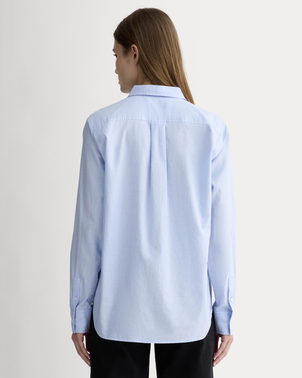 The Must-Have Shirt in Silky Cotton | Pale Blue - Image 5