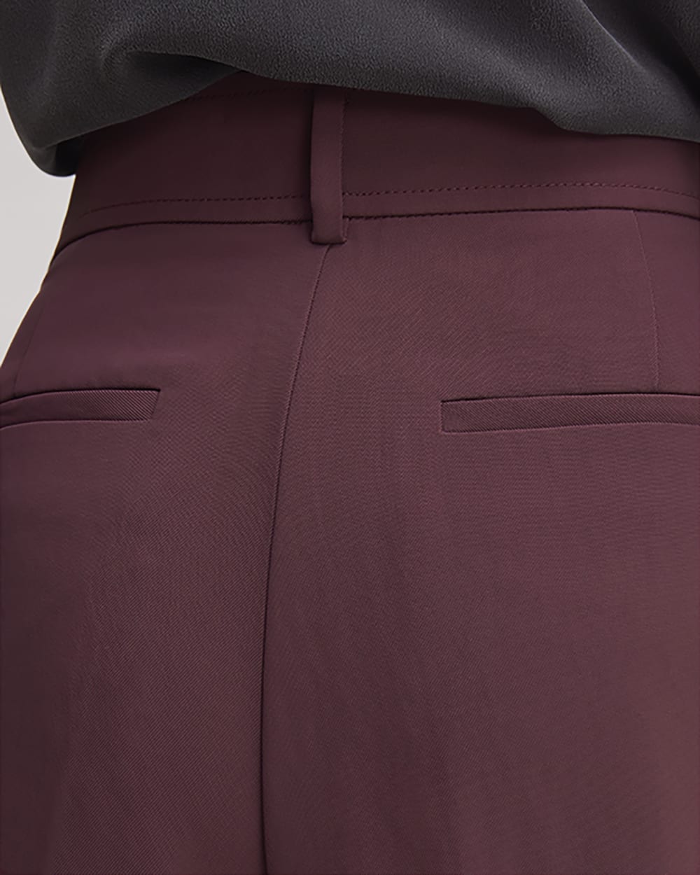 The Japanese GoWeave Way-High® Tapered Pant | Burgundy - Image 4