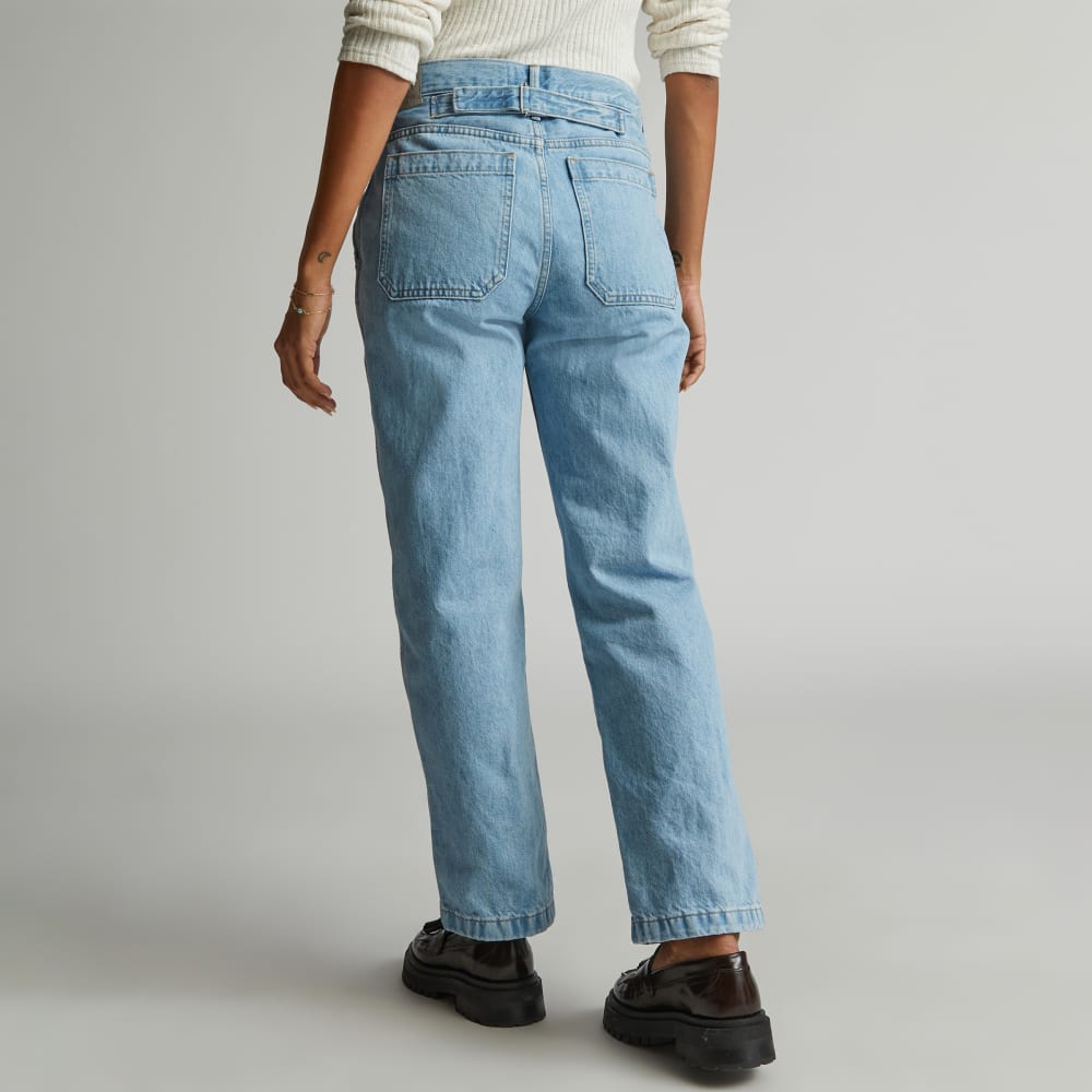 The Cinch Back Utility Jean | Sunkissed Blue - Image 3
